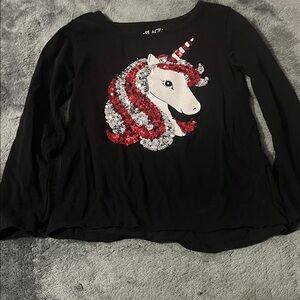 Christmas Unicorn Long Sleeve Tee